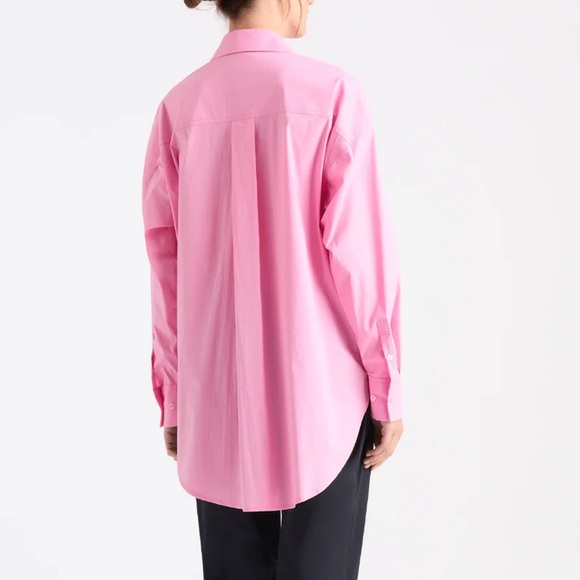 MELA PURDIE Relaxed Pocket Shirt in Oasis Lime, Select, Made in Australia. - Picture 4 of 7